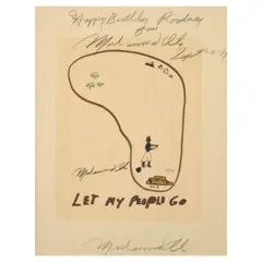 Muhammad Ali, Let My People Go, 1979, Screenprint in colors on wove paper