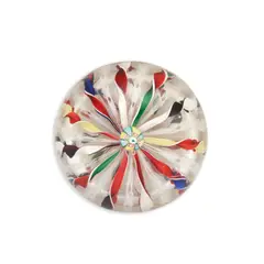 mid-19th century, unsigned, ht. 1 3/4, dia. 2 1/2 in. by Antique Crown Paperweight, offered Nov 2025
