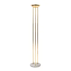 Untitled by Mid-Century Modern Torchiere, 1970, brass plated steel, offered Oct 2025