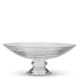 with acid-etched mark, ht. 3 3/4, dia. 9 1/2 in. by Baccarat Modern Glass Compote & Centerpiece, sold Oct 2025