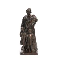 Bessie Potter Vonnoh, A reproduction cast of Motherhood, metal with a brown faux bronze finish