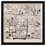 Glen Hanson and Allan Neuwirth, Original drawing from the Chelsea Boys comic strip, pen, ink, and graphite on paper