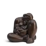 Aaron Ashkenazi, Mother and Child, bronze