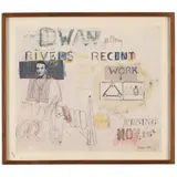 Larry Rivers, Poster for the Exhibition: Larry Rivers, Dawn Gallery, Los Angeles November 16, 1965