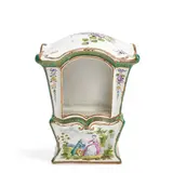 French Porcelain Carriage, 19th century,