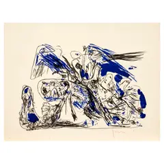Asger Jorn, Untitled (Van de Loo 231), 1961, Lithograph in colors on Rives BFK paper
