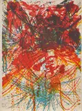 Walasse Ting, I Go With You, 1961, Color lithograph on Arches paper; numbered and signed '48/100 Ting 61' in pencil upper right
