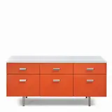 George Nelson, FOR HERMAN MILLER "MODERN MANAGEMENT GROUP" CABINET, 1957, enameled steel