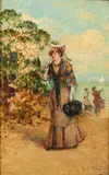 Ricardo, The Morning Walk, oil on panel