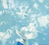 Robert Vickrey, Shadow Play, egg tempera on board