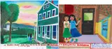 Gayleen Aiken, Two Oils on Canvasboard, Buttercup and Gawleen Raimbilli Dance To "Buttercup Nelson Wigen"