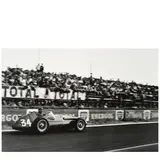 Jesse Alexander, Juan Manuel Fangio in Maserati 250F, Grand Prix of France, Reims, 1958, Laminated inkjet print