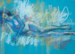Andrew DeVries, Untitled, mixed media including pastel on paper