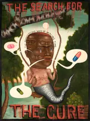 Fred Stonehouse, The Search For The Cure, oil on canvas