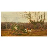 Basil Bradley Rws, On the hunt, oil on canvas