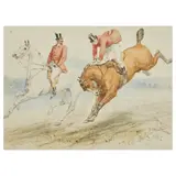Basil James Nightingale, Hold on tight!, watercolour