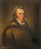 David Martin, Portrait of Colonel Colin Campbell (c.1761-1839), son of Lord Stonefield, half-length, in Hussar's Uniform, oil on canvas