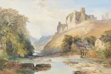 Rws William Callow, Richmond Castle, Yorkshire, watercolour