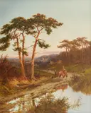 Henry H. Parker, Near Farnham, Surrey, oil on canvas