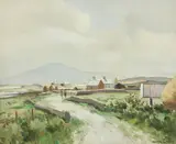 Maurice Wilks Rua Arha, Achil, County Mayo, oil on canvas