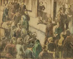 William Conor Rha Rua, The Young Politician, crayon