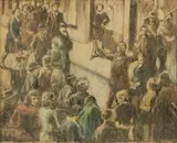 William Conor Rha Rua, The Young Politician, crayon