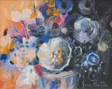 Winter Posy by Joan Renton Rsw Ssa Sswa, mixed media, sold Sep 2025