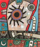 Alan Davie C.B.E., H.R.S.W., R.A., Shaman's Wheel No.2 (1999), gouache