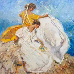 Jose Royo, 'Homenaje a Palma de Mellorca', oil on canvas