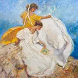 Jose Royo, 'Homenaje a Palma de Mellorca', oil on canvas