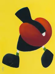 Mackenzie Thorpe, 'With Love', pastel
