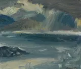 Denis Peploe Rsa, 'Approaching Squall', oil on board