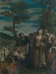 John Bulloch Souter, 'Finding of Moses', oil on canvas