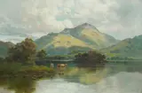 Alfred Fontville de Breanski, Loch Katrine, oil on canvas
