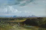 H. Duncan, Edinburgh from Blackford, oil on canvas