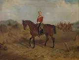 J. C. Partridge, J.C.A. Anstice of the 2nd Dragoon Guards Queen's Bays, oil on canvas