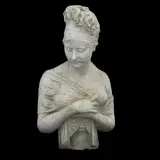 Jean-Antoine Houdon, Marble bust of Juliette Recamier, Marble
