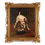 Arthur Elsley, Best of Friends, 1886, oil on canvas