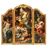 Ferdinand, An Allegory of Nature, oil on canvas, in triptych
