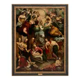German School, The Adoration of the Shepherds, oil on canvas