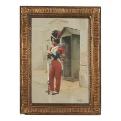 Édouard Detaille, A Grenadier Guard, 1892, watercolor on paper