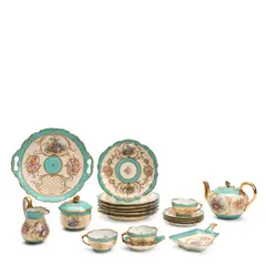 Dresden Porcelain Tea Service, Untitled, 1900