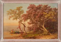 William Thompson Russell Smith, Trees on the Pennypack, 1895, oil on canvas