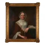 American School, Portrait of Miss Townsend, oil on canvas