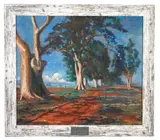 Universo Picazo Carrera, Al caer la tarde, 1935, oil on canvas