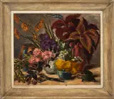 Ben, Flower Arrangement, 1941, oil on canvas