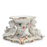 Porcelain Figural Tazza, England, 19th century,