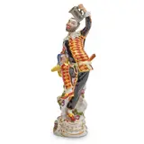 Meissen, Porcelain Figure of a Harlequin