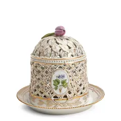 Royal Copenhagen, Flora Danica Ice Cream Dome and Stand