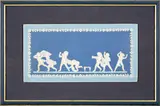 England, 19th century, by Wedgwood Tricolor Jasper Dip Plaque, sold Mar 2025